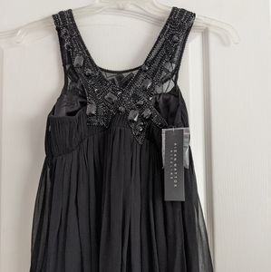 NWT Aiden Mattox Beaded Black Dress